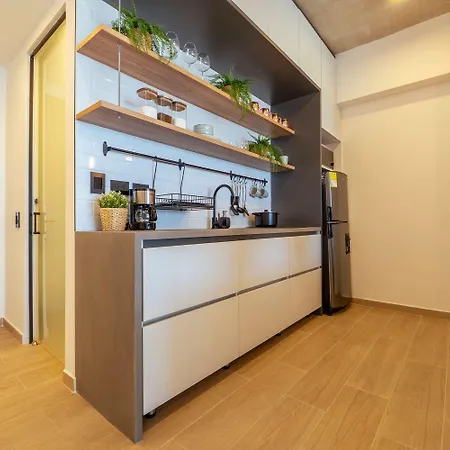 Cb806 | Estudio Moderno Con Balcón Xl Y Vista Espectacular Apartamento *