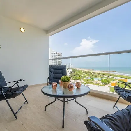 Cb806 | Estudio Moderno Con Balcón Xl Y Vista Espectacular * Cartagena